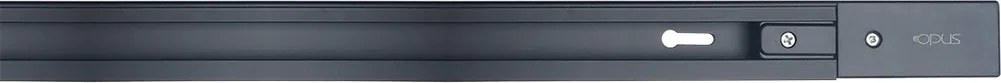 Trilho Eletrificado De Sobrepor 150X2X3,5Cm Preto | Opus Ac 81843 (Preto)
