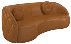 Sofá Decorativo 4 Lugares 318cm com Almofadas e Poltrona Zion Z32 Sint