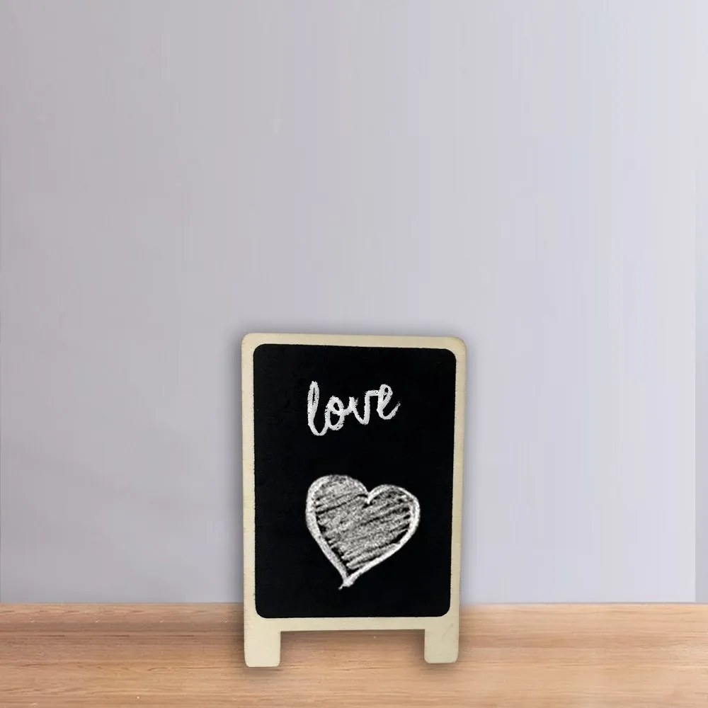 Placa Decorativa Branca 15,5X5,5 cm - D'Rossi