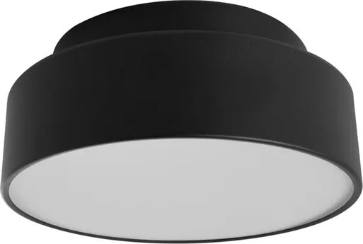 Plafon Sobrepor Aluminio 25Cm Ibiza - PRETO