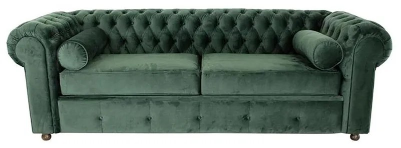 Sofá Chesterfield 03 Lugares 2.30 Garden Green - Wood Prime 33503