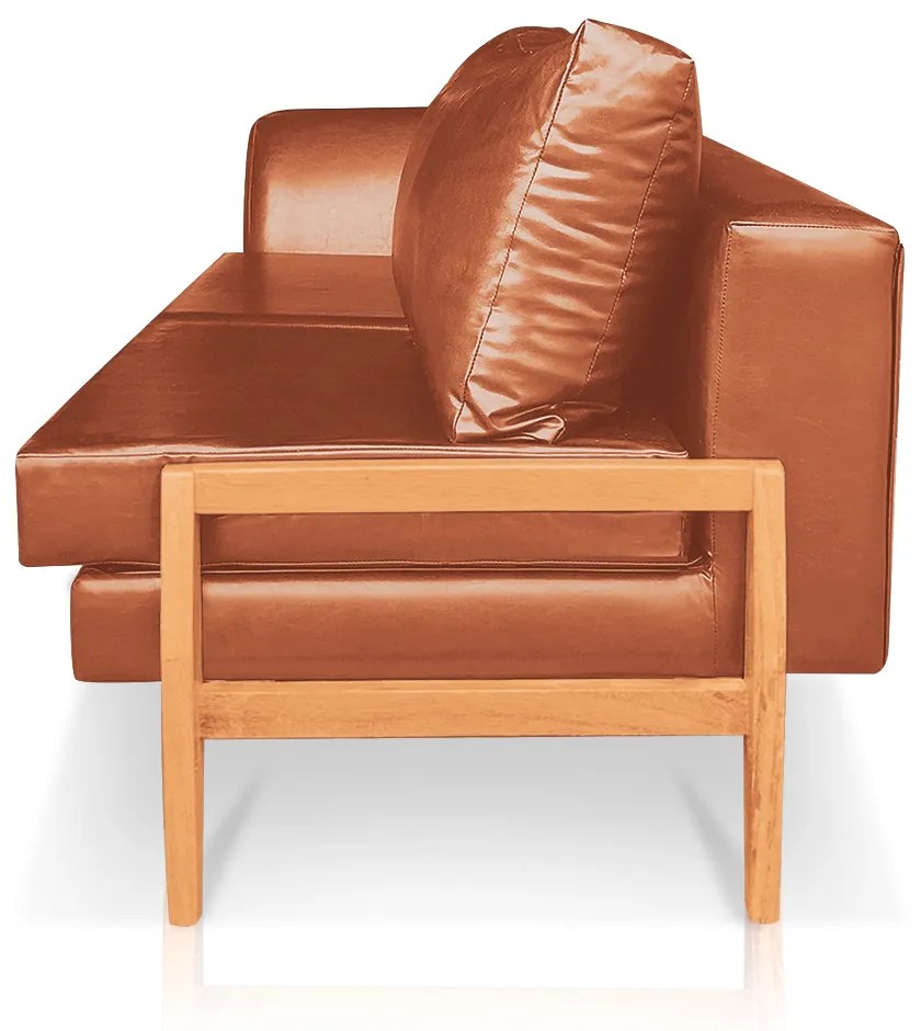 SOFA 2 LUGARES JUDY CORANO BASE MADEIRA DROSSI - Nozes