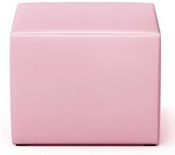 Poltrona de Amamentação Fixa com Puff Letícia Sintético Rosa - Phoenix