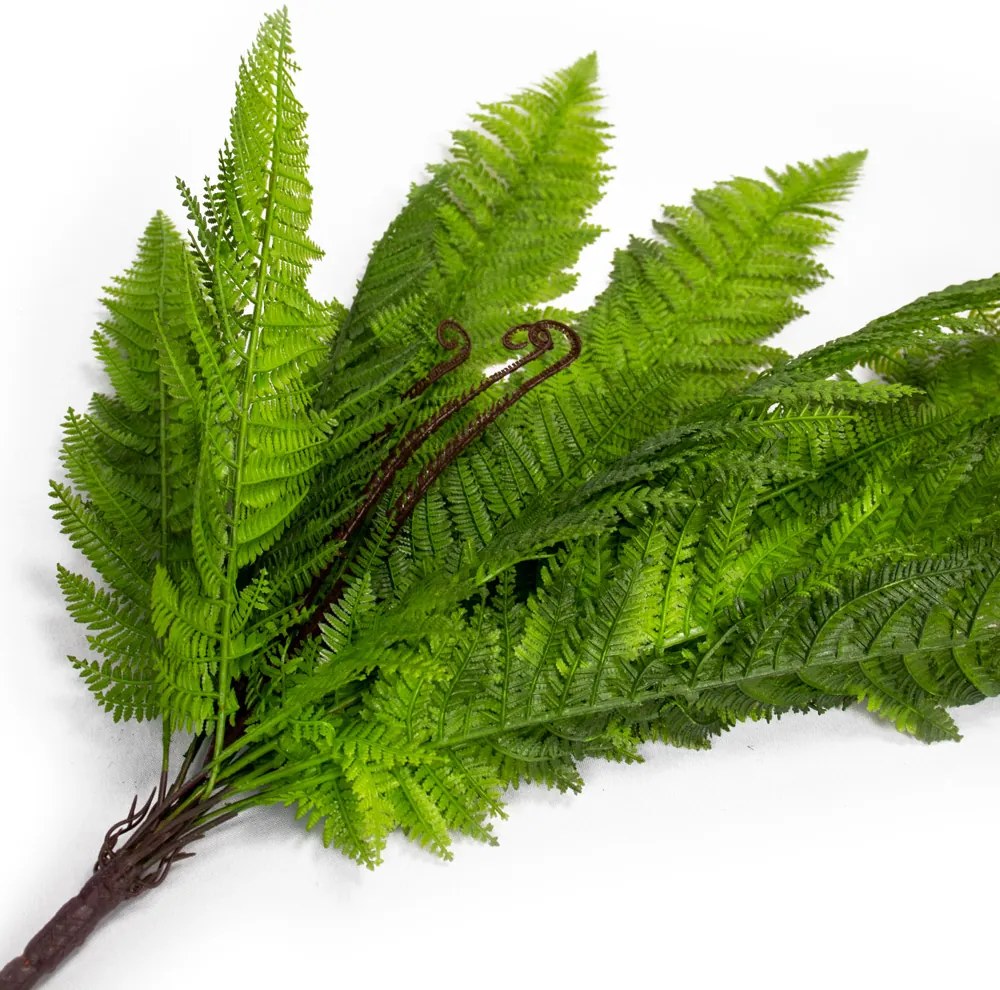 Planta Artificial Folhagem de Samambaia Pendente Verde 78 cm F04 - D'Rossi