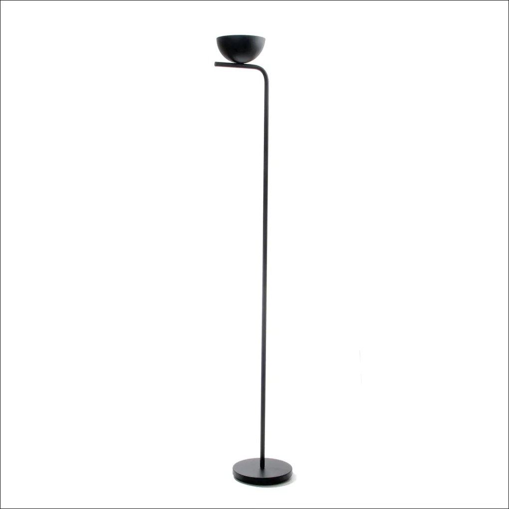 Luminária De Chão Ela Luz Indireta 24X35X176Cm Metal Alumínio 1Xmr11 -... (LUNA / ROSE FOSCO)