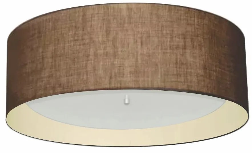 Plafon Para Corredor Cilíndrico SC-3008 Cúpula Cor Café Bege