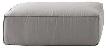 Pufe Family Box Tecido Linho Cinza 100x40cm - 66204 Sun House