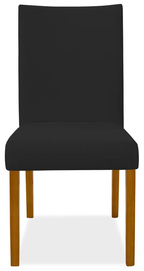 Kit 2 Cadeiras de Jantar Milan Veludo Preto