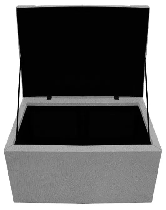 Calçadeira Copenhague 90 cm Solteiro Suede Cinza - ADJ Decor
