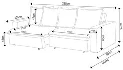 Sofá Retrátil Reclinável 3 Lugares 235cm Roma F05 Veludo Grafite - Mpo