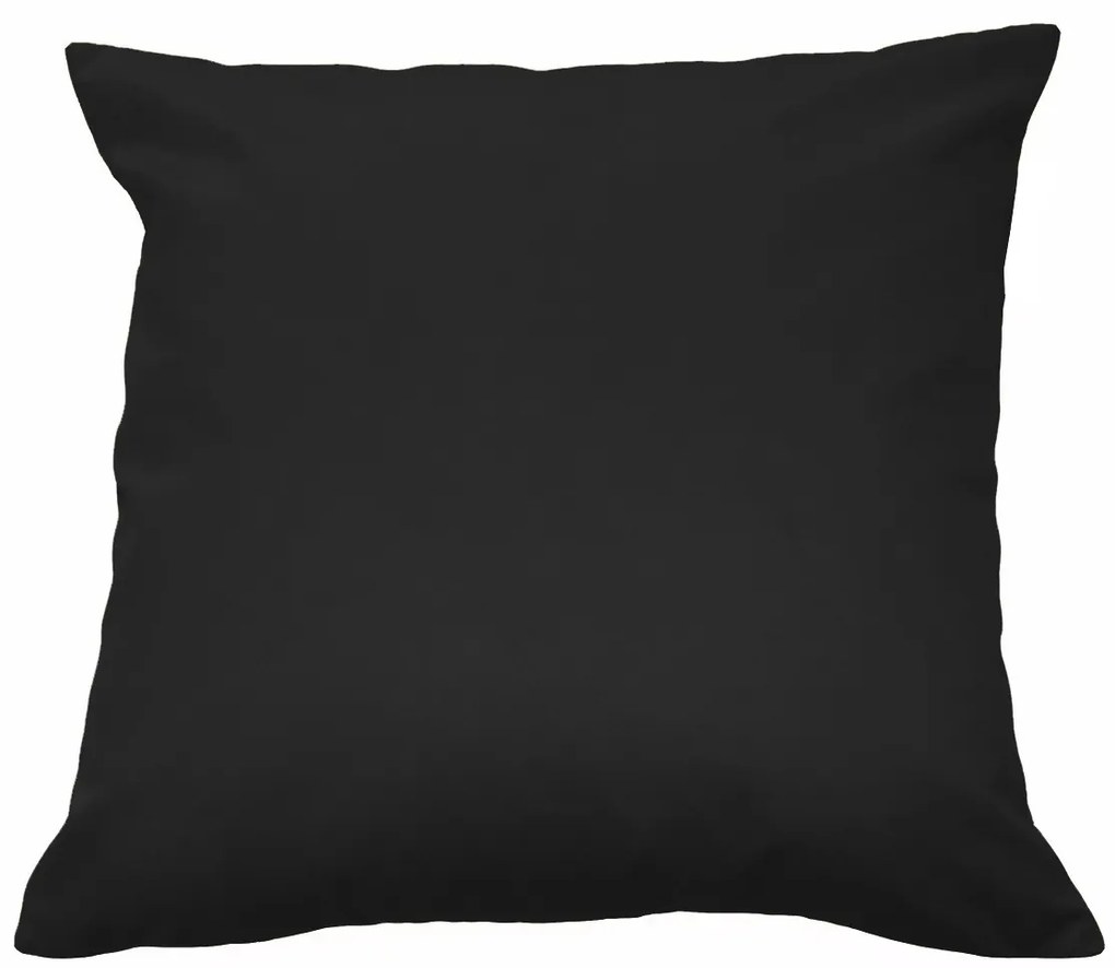 Kit 2 Almofadas Decorativas 50x50 Tecido Suede Preto