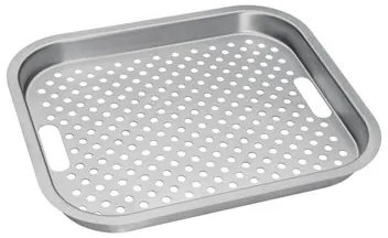 Bandeja Perfurada Tramontina em Aço Inox para Pias e Cubas 41 x 35 cm