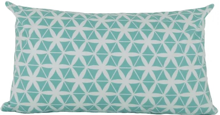 3 Capas Almofada Confort Veludo Turquesa 30x50cm