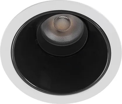 Plafon De Embutir 7W 700Lm 2700K Aluminio Branco Angel