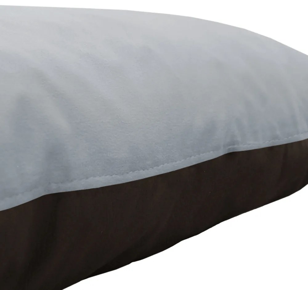Almofada Cama Pet Mila Veludo Cores - Cinza
