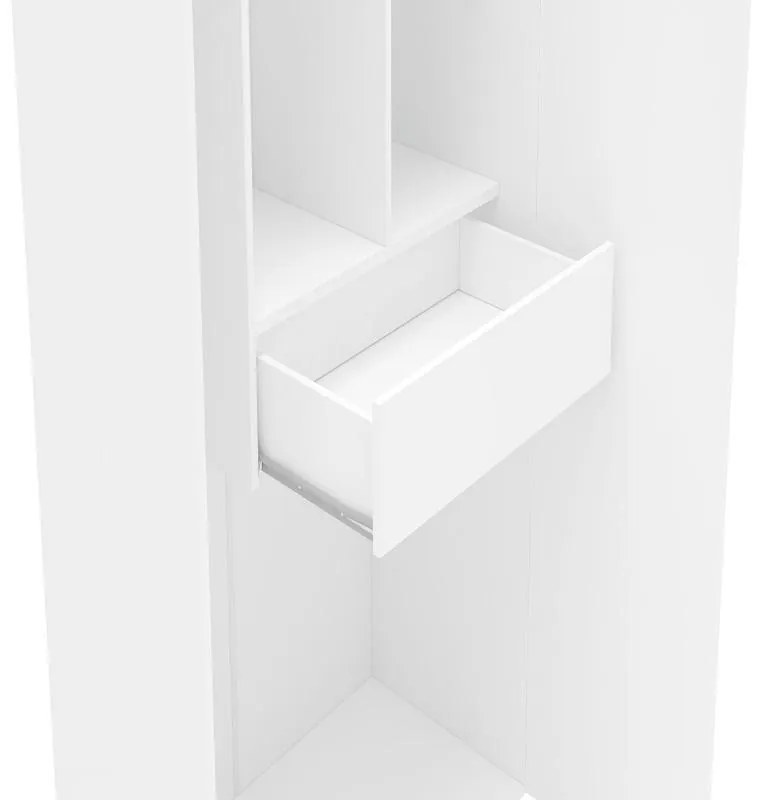 Armário Multiuso 2 Portas 1 Gaveta Branco