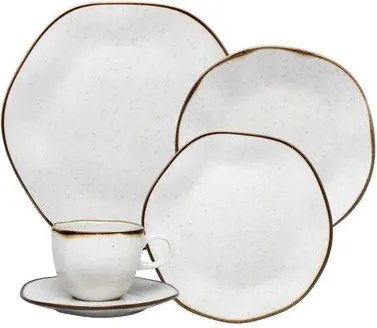 Aparelho de Jantar e Chá 30 Peças Ryo Maresia Oxford