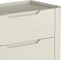 Mesa Cabeceira Para Quarto 68cm Kit 2 Blen Luna/Dourado I06 - Mpozenat