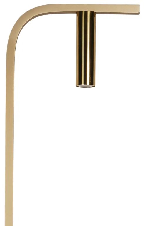 Luminária De Chão Platinum 24X29X156,5Cm 1Xmr11 - Usina 16939/1 (PT / CP-M - Preto texturizado / Champanhe Metálico)