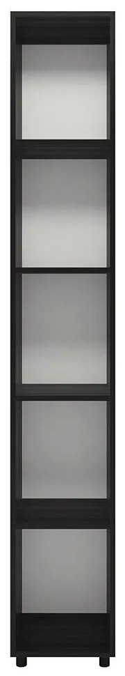 Estante Armário Livreiro Nichos Prateleiras Decoração Preto
