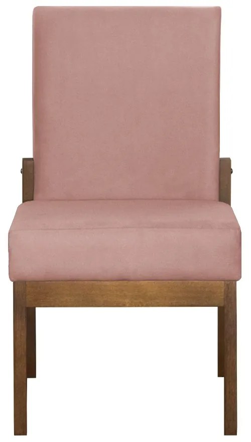Cadeira de Jantar Helena Suede Crepe - Decorar Estofados