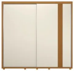 Guarda Roupa Casal 240cm 2 Portas Aline Flex A02 Off/Sálvia - Mpozenat