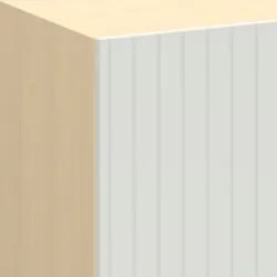 Armário de Cozinha 80cm 2 Portas Pierre Carvalho/Cinza L01 - Mpozenato