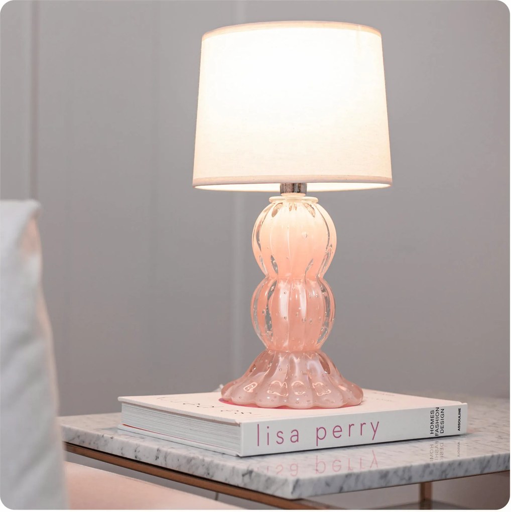 Abajur Murano Siena - Jade Rosa Jade Rosa