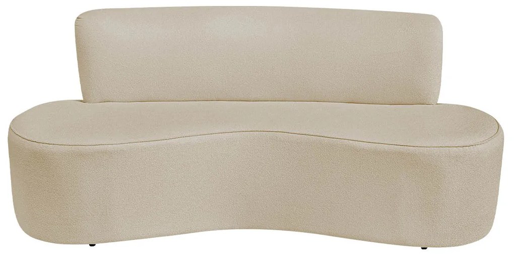 Sofá Curvo 4 Lugares Amsterdã 200cm Suede
