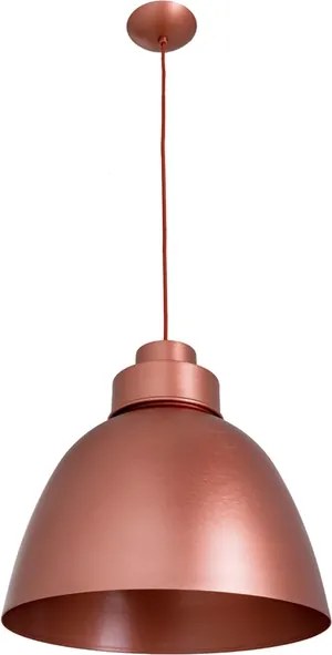 Pendente Aluminio 40Cm New Industrial - COBRE