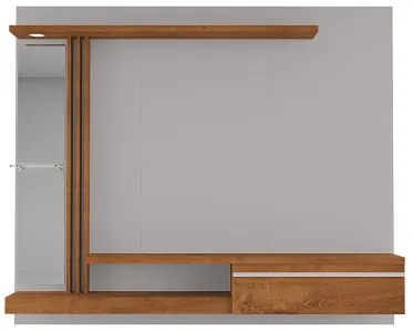 Painel Denver Off White/Naturalle - Bechara Móveis