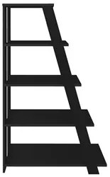 Estante Escada Multiuso Decorativa 5 Prateleiras Stela A06 Preto - Mpo