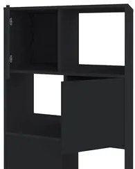Conjunto Escritório Home Office 4 Peças Side A06 Preto - Mpozenato