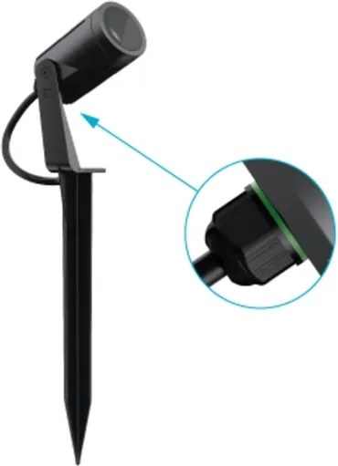 Espeto Led Preto 6,5W 2700K 36 Ip67 S.Ground 24V Pro