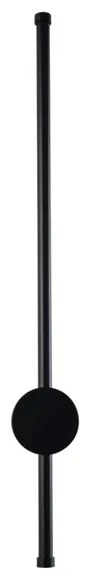 Arandela Led Preto 12w 1076lm 3000k Ip65 Palillo