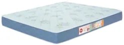 Colchão Casal King Max 180x200x18cm Branco/Azul     - Castor