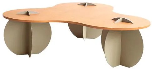 Mesa de Centro Gomos Tampo Atlântica Base Taupe - 75854 Sun House