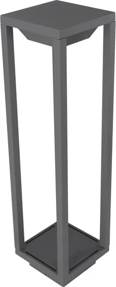Balizador Led Aluminio 6W Ip54 3000K 54X14cm Molde - CINZA ESVERDEADO