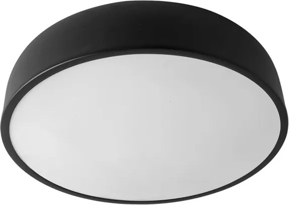 Plafon De Sobrepor Alumínio Ø29cm Victoria - PRETO TEXTURIZADO