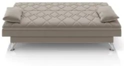 Sofá Cama para Sala de Estar Quarto 193cm Bela Z32 Suede Bege - Mpozen