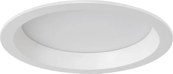 Plafon Led De Embutir Recuado Branco 17w 100° 4000k Deep