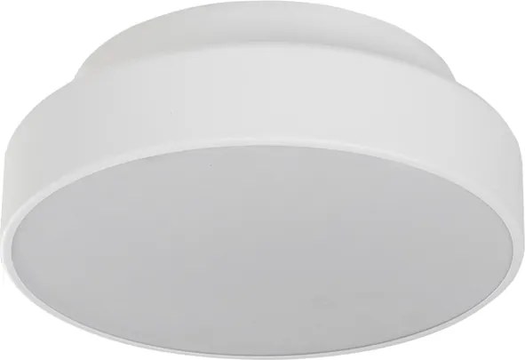 Plafon Led Sobrepor Alumínio Branco 9w Ibiza - LED BRANCO QUENTE (3000K)