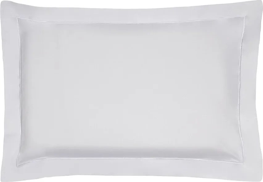 Jogo 2 Fronhas Kacyumara 300 Fios Festoné Lázio - Branco  50 x 70 cm