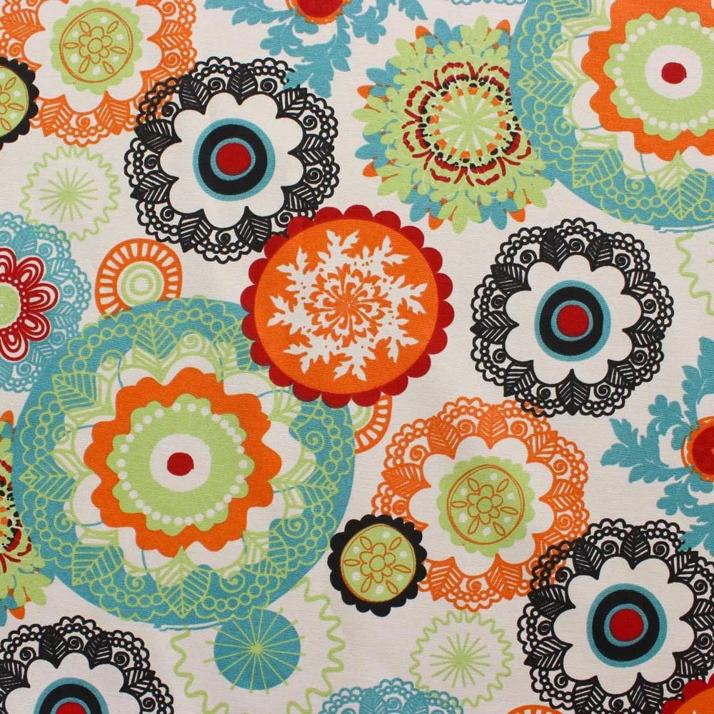 Tecido Estampado Belize Floral D31 01 Metro - D'Rossi