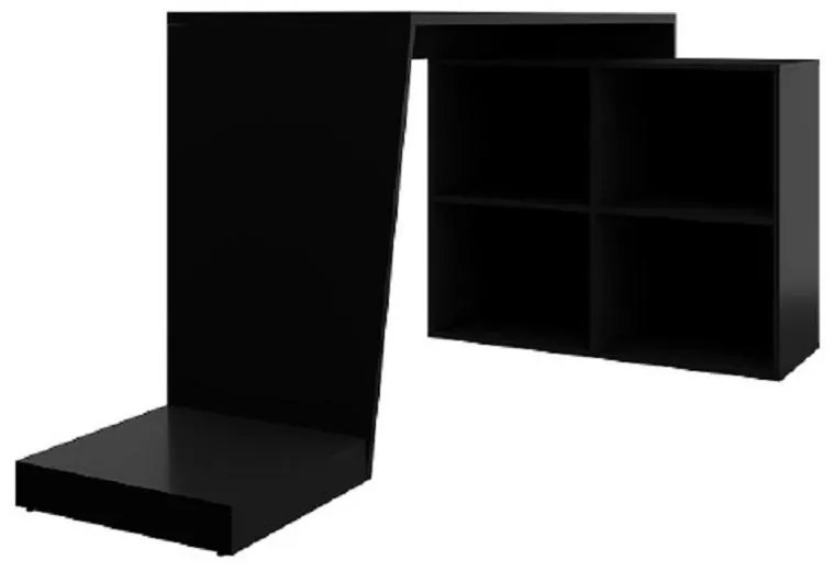 Mesa Para Computador Gamer 4 Nichos Bmg 03 - Preto