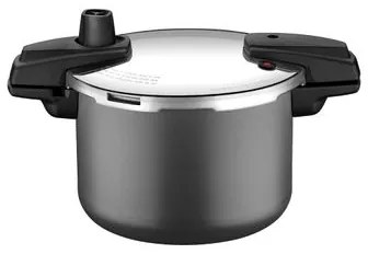 Panela de Pressão Tramontina Arizona Indução Alumínio 20 cm 4,5 L Titânio