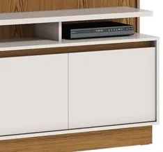 Estante Home Theater Para TV Até 60 Pol. Twin I04 Freijó/Off White - M
