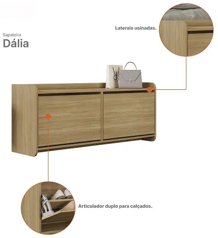 Sapateira Dália Hannover - Casa D Móveis