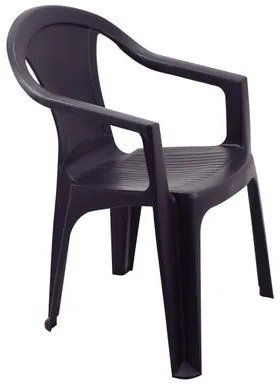 Cadeira Tramontina Ilhabela Empilhável em Polipropileno Matte Preto