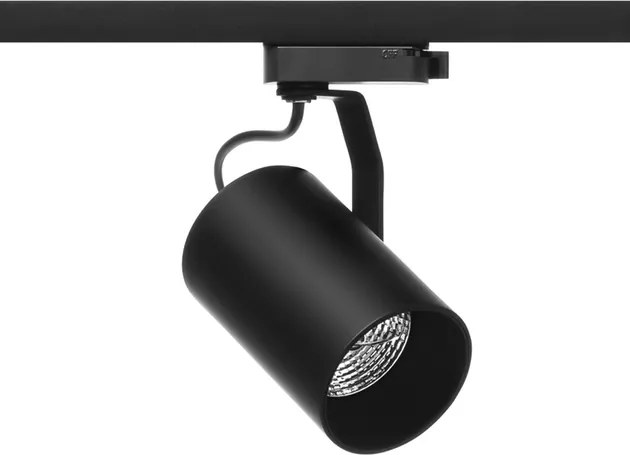 Spot Para Trilho Aluminio Flow Gu10 15W - PRETO